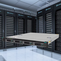 Boîtier de serveur 1U 4 baies 550 mm avec backplane 6 Go, prix direct usine, châssis de serveur en rack pour carte mère ATX