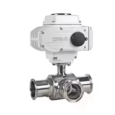 วาล์วลม COVNA แบบมีหน้าต่างเปิด-ปิด 90 วัน ชนิดเกลียว FNPT วาล์วบอลไฟฟ้าแบบสองทาง ทำจากสแตนเลส 304 แบบปรับได้ 4-20mA - Product Image 5