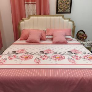Vente Directe Usine : <span class=keywords><strong>Ensemble</strong></span> de <span class=keywords><strong>Draps</strong></span> de Lit Moderne Luxe 13 Pièces, Drap Housse, Literie et Décoration de Chambre avec Rideaux et Tapis Assortis, Taille King - Product Image 5