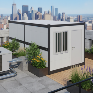 Casa Container Pieghevole Espandibile Durevole, Unità Modulare Prefabbricata a Lunga Durata per Attività, Pronta all'Uso - Product Image 1