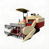 Moissonneuse-batteuse automotrice sur chenilles 15-35 CV pour la récolte des céréales (riz, blé, soja) sur petites terres montagneuses