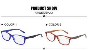 يوجينيا بالجملة مخصص نظارات للقراءة 2 الألوان عالية الجودة + 2.00 التكبير العصرية نظارات للقراءة صنع في الصين - Product Image 4