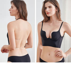Hàng Mới Về Áo Lót Dây Hở Lưng Vô Hình Cho Nữ Áo Ngực Chữ V Có Thể Chuyển Đổi Sâu - Product Image 3