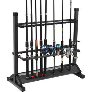 Usine directe porte-<span class=keywords><strong>canne</strong></span> à pêche porte-<span class=keywords><strong>canne</strong></span> à pêche <span class=keywords><strong>support</strong></span> en aluminium <span class=keywords><strong>Vertical</strong></span> poisson pôle Garage stockage sol présentoir - Product Image 1