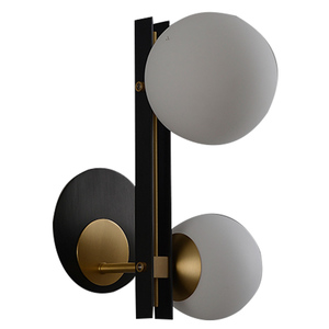 Lámparas Led G9 de estilo moderno, luces de bola de vidrio nórdico, lámpara de mesita de noche, apliques de pared para pasillo, dormitorio - Product Image 1
