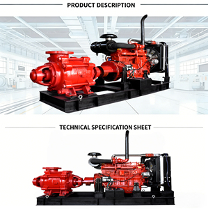 4 Inch Driven Water Pump for Large Flow Farm Irrigation & Reservoir Pumping Engine Pump, Engine Pump Water - Product Image 3