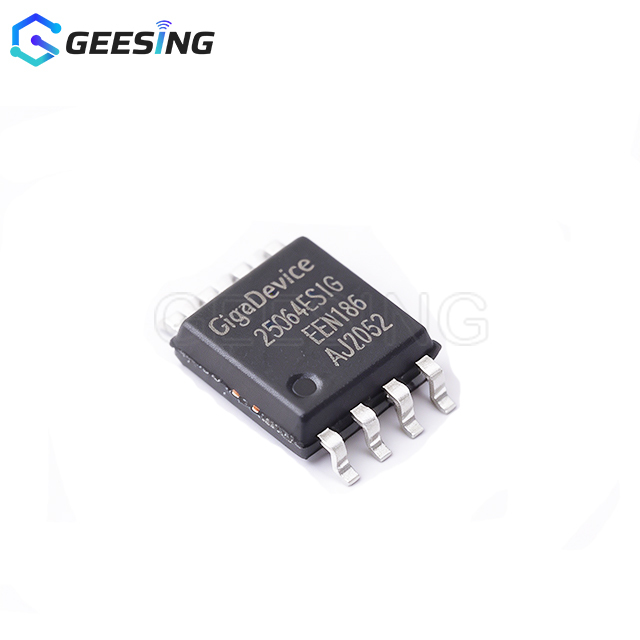 Geesing Original 64Mb Serial nor Flash Memory IC SOP-8 Quad SPI 133MHz Non-Volatile Storage Chip in Stock GD25Q64ESIGR