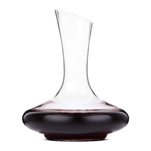 Carafe à vin en cristal soufflé à la main de 1800 ml/63 oz, sans plomb, aérateur, élégant, pour vin et whisky, vente en gros - Product Image 2