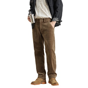 <span class=keywords><strong>Pantaloni</strong></span> in <span class=keywords><strong>Velluto</strong></span> <span class=keywords><strong>a</strong></span> <span class=keywords><strong>Coste</strong></span> di Alta Qualità, Vita Elastica, 100% Cotone, Vita Media, Anti-restringimento, Colore Sfumato, OEM - Product Image 1