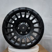 Rueda Negra de 18 Pulgadas, 35 mm ET |   Llantas de Aleación de Tamaño Mediano para SUV Compactos 18s