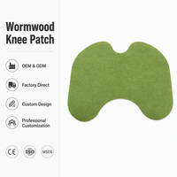 Patch chauffant pour genou à base de plantes, gingembre et armoise, en tissu non tissé, apaisant, respirant, naturel, OEM, faible MOQ, tendance actuelle