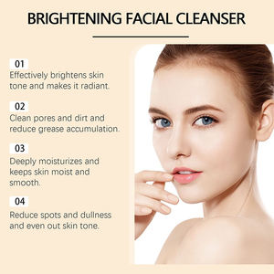 Nhãn hiệu riêng làm trắng brightens nghệ và Kojic axit mặt rửa mặt Mousse làm sạch, khuôn mặt tạo bọt bàn chải Sữa rửa mặt - Product Image 6