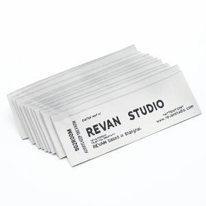 Étiquettes en satin polyester personnalisées ODM, étiquettes tissées personnalisées double face pour vêtements, faible MOQ, étiquettes de vêtements lavables - Product Image 1