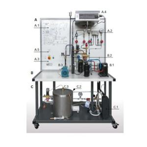 Equipo de Laboratorio Educativo para Bombas de Calor, Equipamiento Escolar para Formación Profesional en Tecnología - Product Image 1