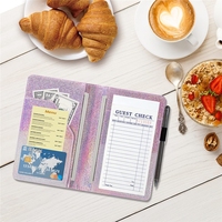 Livre de serveur Offre Spéciale pour serveur de Restaurant, pochette à fermeture éclair avec porte-stylo, vérification d'invité, argent, commande Pa