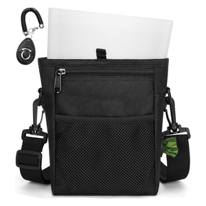 Bolsa para Premios de Perro con Cierre Magnético Mejorado, 3 Formas de Uso, 4 Compartimentos, con <span class=keywords><strong>Clicker</strong></span> de Entrenamiento y Forro de Silicona - Product Image 1