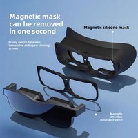 Consoles de jeu 3D à écran géant V60, sans fil, champ de vision de 70 degrés, résolution 1080P, lunettes intelligentes VR/AR tout-en-un
