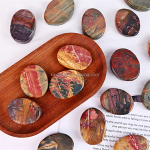 Giá bán buôn tự nhiên chữa bệnh đá Cherry Creek jasper cọ phẳng đá cho Thiền - Product Image 1