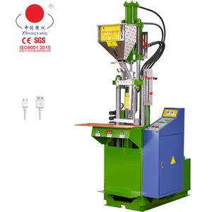 Automatic vertical plastic injection molding machine Small injection molding machine 15T data cable plug wire machine