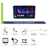 Hikity 9 pouces 4 + 64G Android Car Audio pour VW Seat Skoda Passat Golf Polo Magotan Wireless Carplay/Android Auto GPS/WiFi OEM ODM