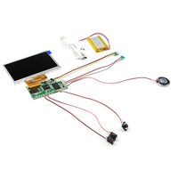 Carte de commande d'affichage TFT LCD personnalisée de 4.3 pouces Module de brochure vidéo à prix d'usine avec taille d'affichage de 7 pouces