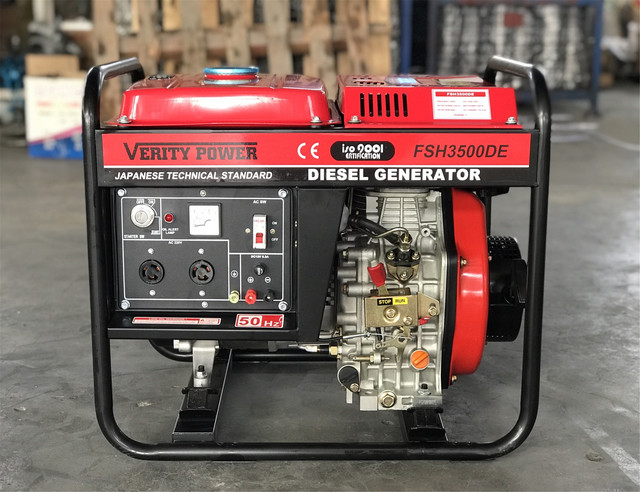 Open Frame Type 6kw diesel Generator with Electric Start/ 100% Copper Wire air Cooled Diesel Generator 6kw 220V Single Phase