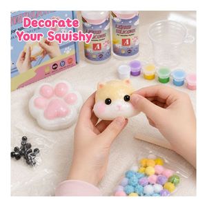 DIY Stress Relief Figure Maker Bundle <b>Silicone</b> Sealant Parts Paw Hamster Cheese Forms Pigments <b>Beads</b> Fuzzy Decoration - Product Image 3