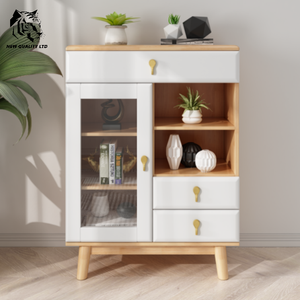 Venta directa de fábrica, excelente precio, personalizable, gran stock, dropshipping, aparador de madera de nuevo diseño para sala de estar. - Product Image 4