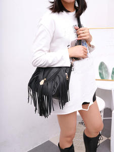 حقائب بشراشيب غربية عتيقة مصنوعة يدويًا حقيبة كروس صغيرة من الجلد الصناعي شرابات بوهيمية هدايا على الطراز الغربي للبيع بالجملة - Product Image 6