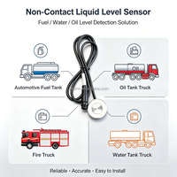 RS232/RS485 Ultraschall-Kraftstoffstandsensor 9-36V Weitspannungsbereich für LKW-Dieseltank-Füllstandmessung