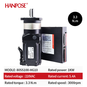 Nouveau contrôleur programmable pour moteur synchrone AC 80SS100-HG10 3000 tr/min 3,3 N.m Moteur à couple élevé - Product Image 3