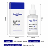 Sérum à la mucine d'escargot OEM, sérum pour le visage bio vegan éclaircissant, sérum à l'acide kojique, vitamine B5, acide salicylique pour éliminer l'acné et les pores