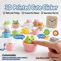 Vashine Juguete Sensorial Impreso en 3D con Interruptor de Teclado Mecánico, Amuleto de Bolsa con Forma de Animal para Alivio de la Ansiedad y TDAH, Decoración de Oficina