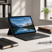 Hi10 X2 Tablet Komputer Windows 11 10.1 Inci dengan Intel 6500Y 8GB LPDDR3 256GB SSD Layar Sentuh untuk Pendidikan Anak