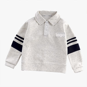 Camiseta Polo para Niños, Estilo Otoñal, Sudadera Cálida para Niños Grandes, Camiseta Interior - Product Image 1