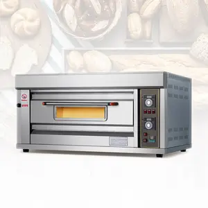Bakery equipment professional kitchen pizza cake bread baking oven table top gas oven