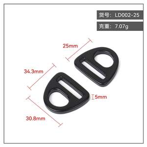 Hebilla Triangular de Aleación de Aluminio para Equipaje, Hebilla en D para Mochila de Mascotas, Hebilla A de Metal Ajustable, Resistente al Desgaste - Product Image 4