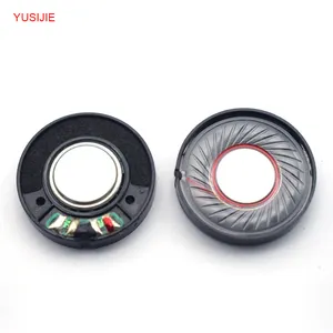 YSJ-448 Factory direct supply 30mm round inner magnetic horn plastic shell 32 ohm Bluetooth headphone speaker