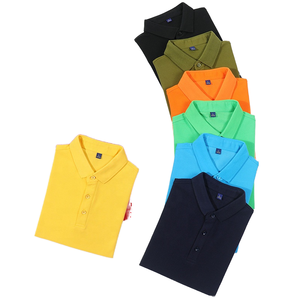 Maglietta da uomo personalizzata <span class=keywords><strong>per</strong></span> Polo da lavoro a maniche corte lavorata a maglia con Logo della società di Golf culturale stampata con Logo ricamato - Product Image 1