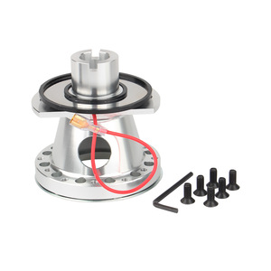 Adaptador de volante para Honda Civic EK EG 100mm PCD 4 orificios aluminio plateado Swp008 - Product Image 3