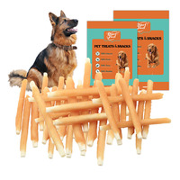Os à mâcher doux sans cuir brut pour chien enveloppements de poulet os de calcium nourriture pour chien