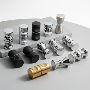Modern Design Zinc Alloy/Aluminum Alloy Villa Hotel Kitchen Bathroom Glass Shower <strong>Door</strong> <strong>Knob</strong> Handle with Easy Installation - Product Image 1