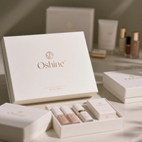 Couvercle personnalisé insert en mousse cosmétique de luxe soins de la peau papier de carton rigide imprimé logo de marque emballage magnétique de boîte pour boîtes cadeaux
