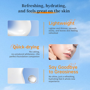 ครีมกันแดด SPF 50 ป้องกันรังสียูวี ไม่ทำให้หน้าขาวลอย ช่วยให้ผิวขาวกระจ่างใส ลดเลือนริ้วรอย รับผลิตแบรนด์ส่วนตัว (OEM) ครีมกันแดดสำหรับผิวหน้า - Product Image 4