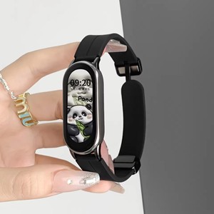 Correa de Repuesto de Silicona Líquida con Hebilla Magnética y Combinación de Colores para Xiaomi Band 8 9 10 - Product Image 6