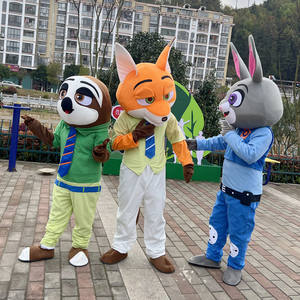 Disfraz de Conejo Zhu Di Judy, Traje de Mr. Sloth, Disfraz de Animación de Nick Fox, Disfraz de Algodón para Juego de Rol, Accesorios de Ropa - Product Image 4