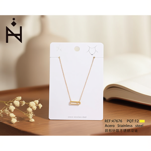 Collana Power Necklace in Acciaio Inossidabile con Catena Dorata e Ciondolo, Accessorio di Moda - Product Image 2