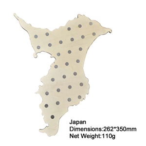 Support de marqueur de golf personnalisé et DIY en bois hexagonal pour chapeau, avec pochette de rangement et clip de suspension - Product Image 4