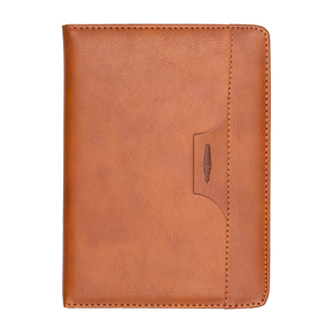 Aurelux - Agenda de Cuero Marrón Premium con Estampado UV, Portaplumas, Elegante Libreta de Oficina para Profesionales y Ejecutivos - Product Image 4
