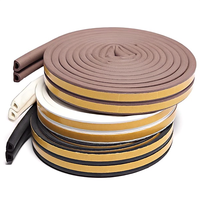 Porte en bois colorée auto-adhésif mousse Type EPDM bande d'étanchéité en caoutchouc D E I P Collision étanchéité isolation phonique Service de coupe